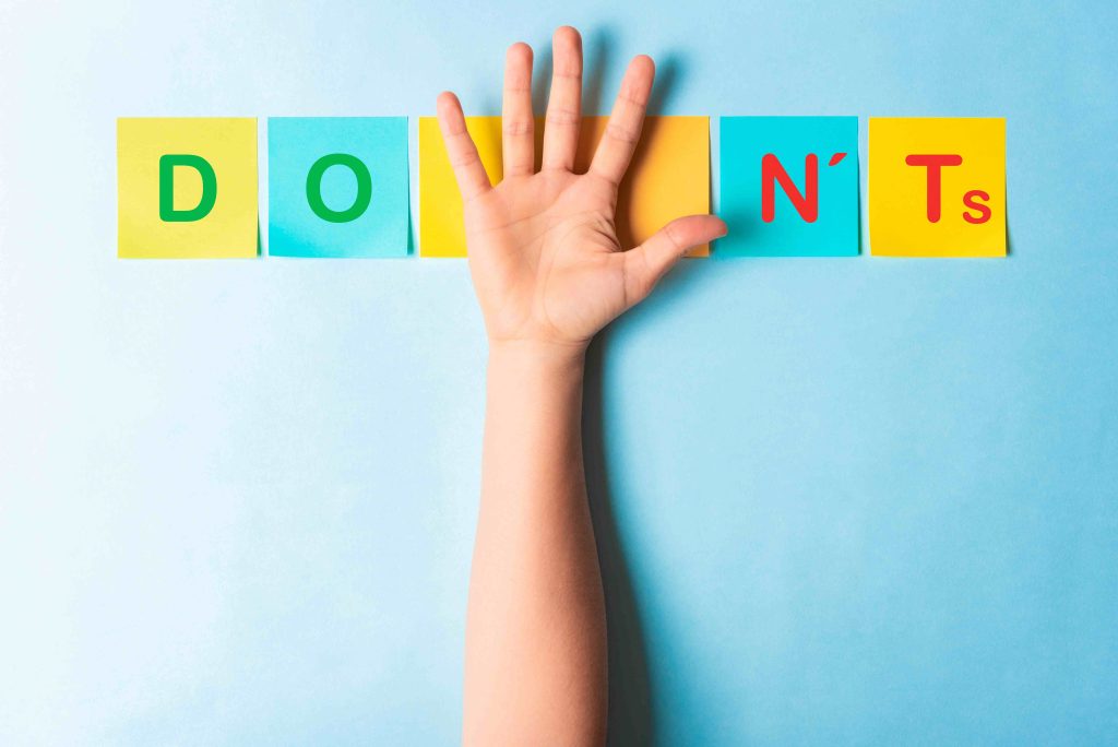 retinol don'ts